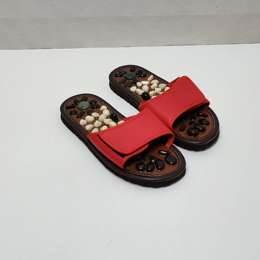BYRIVER River Stone & Spa Massage Slipper Adjustable Unisex Size US 6/7 EUR 39